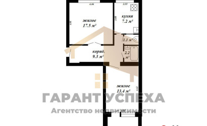 Купить 2-комнатную квартиру, Брест, ул. Скрипникова, д. . Фото 10