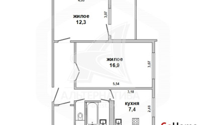 Купить 2-комнатную квартиру, Брест, Восток, ул. Гаврилова. Фото 1