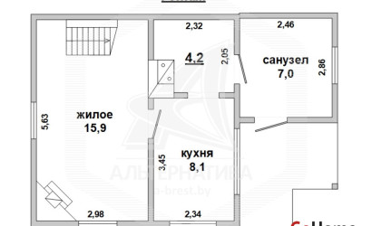 Купить дом, Брест, Клейниковский с/с, 4.25 соток. Фото 27