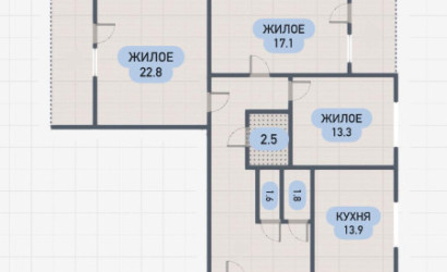 Купить 3-комнатную квартиру, Брест, Герцена ул.. Фото 2