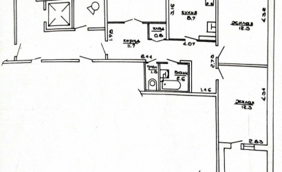 Купить 3-комнатную квартиру, Лида, Машерова ул., 27. Фото 4