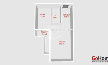 Купить 1-комнатную квартиру, Минск, Притыцкого ул., 87 (Фрунзенский район). Фото 19