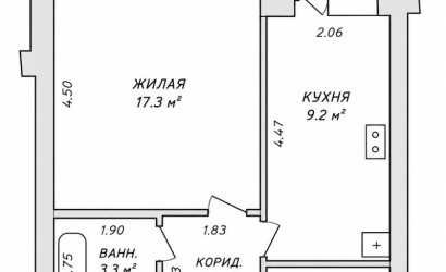 Купить 1-комнатную квартиру, Барановичи, Жукова, 16/3. Фото 21