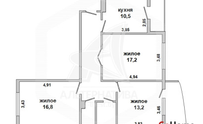 Купить 3-комнатную квартиру, Брест, Ковалево, ул. Луцкая. Фото 10