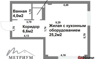Купить 1-комнатную квартиру, Минск, Победителей просп., 121 (Центральный район). Фото 7