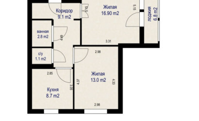 Купить 2-комнатную квартиру, Минск, ул. Геологическая, д. 133 (Партизанский район). Фото 1