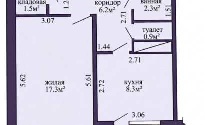 Купить 1-комнатную квартиру, Минск, Герасименко ул., 56(Заводской район). Фото 2