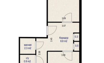 Купить 2-комнатную квартиру, Минск, Слободская ул., 55 (Московский район). Фото 9