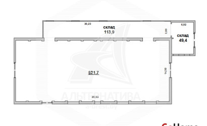 Аренда склада, Брест, Гершоны,  685 кв.м.. Фото 6
