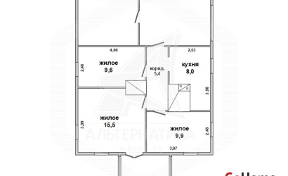 Купить дом в деревне, Замшаны, Хотиславский с/с, 19.99 соток. Фото 7