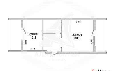 Купить 1-комнатную квартиру, Брест, Речица, ул. Речицкая. Фото 28