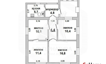 Купить дом, Брест, Речица, 4.55 соток