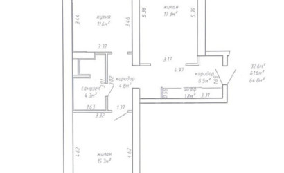 Купить 2-комнатную квартиру, Минск, Гурского, 33 (Московский район). Фото 12