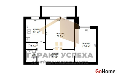 Купить 2-комнатную квартиру, Брест, ул. Красногвардейская. Фото 20