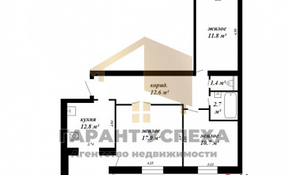 Купить 3-комнатную квартиру, Брест, пер. Сосновый. Фото 16