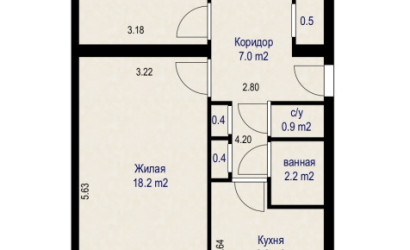 Купить 2-комнатную квартиру, Минск, просп. Рокоссовского, д. 110 (Ленинский район). Фото 8