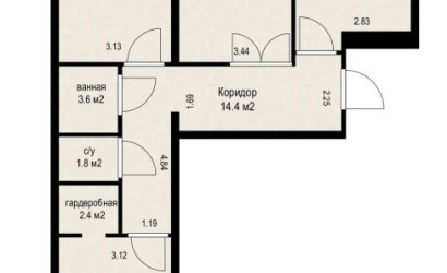 Купить 3-комнатную квартиру, Минск, Филимонова ул., 9 (Партизанский район). Фото 21