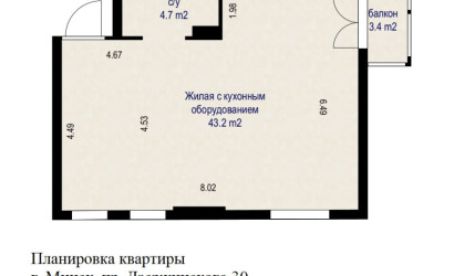 Купить 2-комнатную квартиру, Минск, просп. Дзержинского, д. 30 (Московский район). Фото 10