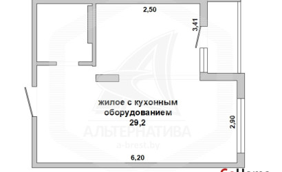 Купить 1-комнатную квартиру, Брест, Ковалево, ул. Октябрьской Революции. Фото 8