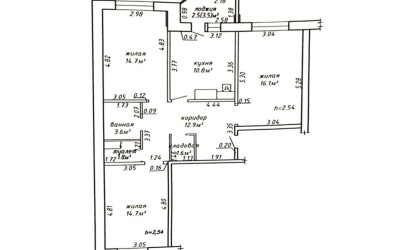 Купить 3-комнатную квартиру, Поморщина, Центральная, 78. Фото 5