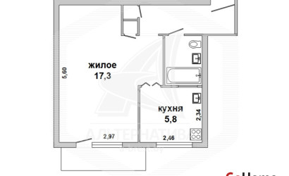 Купить 1-комнатную квартиру, Жабинка, , . Фото 1