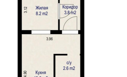 Купить 2-комнатную квартиру, Минск, Минина пер., 10 (Московский район). Фото 1
