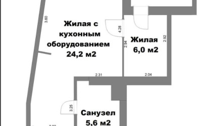 Купить 2-комнатную квартиру, Минск, Нововиленская ул., 45 (Центральный район). Фото 3