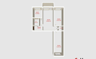 Купить 3-комнатную квартиру, Минск, Бородинская ул., 31 (Ленинский район). Фото 24