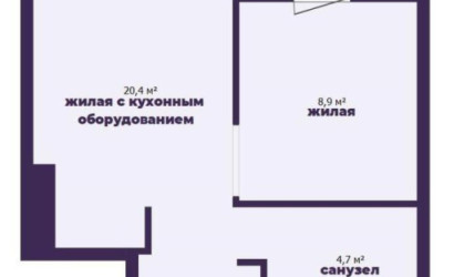 Купить 1-комнатную квартиру, Минск, Белградская ул., 11 (Октябрьский район). Фото 23