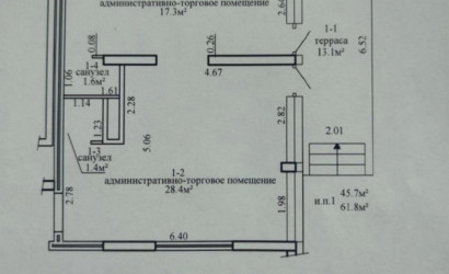 Продажа торгового помещения, Минск, ул. лейтенанта Кижеватова, д. 3в, 61.8 кв.м.. Фото 1