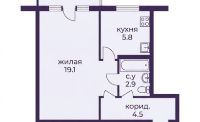 Купить 1-комнатную квартиру, Солигорск, Ленинского Комсомола ул., 23. Фото 16