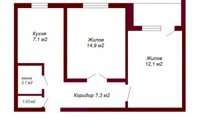 Купить 2-комнатную квартиру, Брест, ул. Янки Купалы, д. . Фото 1