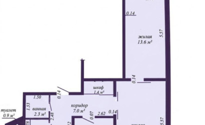 Купить 3-комнатную квартиру, Солигорск, Октябрьская ул., 75. Фото 27
