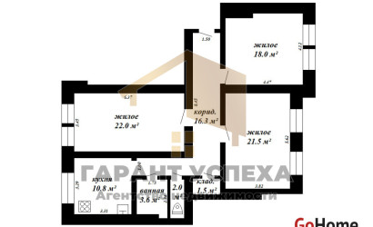 Купить 3-комнатную квартиру, Брест, ул. Красногвардейская. Фото 16