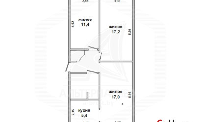 Купить 3-комнатную квартиру, Брест, Заводская, ул. Янки Купалы. Фото 11