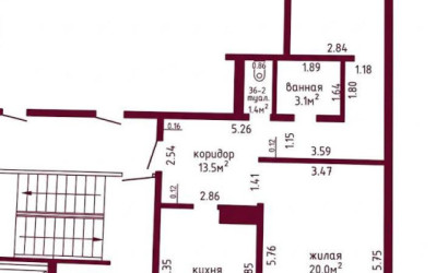 Купить 2-комнатную квартиру, Гродно, Огинского, 46. Фото 16