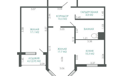 Купить 2-комнатную квартиру, Минск, Горецкого ул., 34 (Фрунзенский район). Фото 5