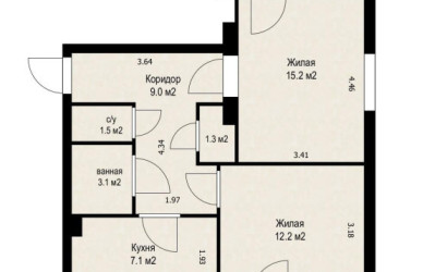 Купить 3-комнатную квартиру, Минск, Рыбалко ул., 2 (Ленинский район). Фото 31