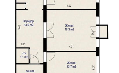 Купить 2-комнатную квартиру, Минск, Фрунзе ул., 3 (Партизанский район). Фото 7