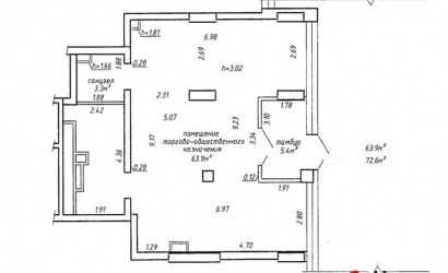 Аренда торгового помещения, Минск, Дзержинского просп., 90,  72.6 кв.м.. Фото 5