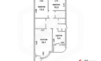 Купить 3-комнатную квартиру, Брест, Восток, ул. Московская. Фото 14