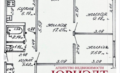 Купить 3-комнатную квартиру, Гомель, Волгоградская, 25. Фото 11
