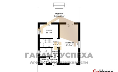 Купить дом, Велюнь, Чернинский с/с, 15 соток. Фото 18