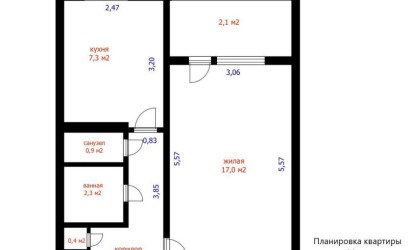 Купить 1-комнатную квартиру, Минск, Багратиона 2-й пер., 19 (Партизанский район). Фото 16
