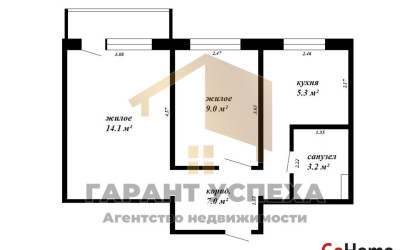 Купить 2-комнатную квартиру, Брест, ул. Московская, д. . Фото 15