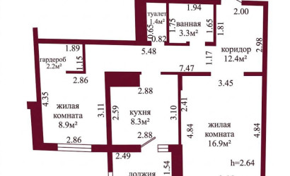 Купить 2-комнатную квартиру, Гродно, Фолюш, 20. Фото 18