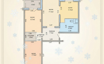 Купить 3-комнатную квартиру, Минск, Корженевского, 2А (Октябрьский район). Фото 1