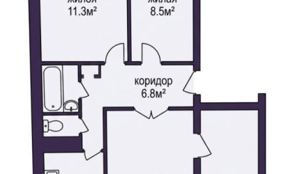 Купить 4-комнатную квартиру, Вилейка, Октябрьская ул., 34. Фото 13