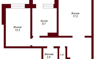Купить 2-комнатную квартиру, Брест, ул. Молодогвардейская, д. . Фото 12