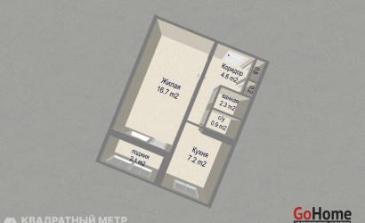 Купить 1-комнатную квартиру, Минск, Асаналиева ул., 13/3 (Октябрьский район). Фото 21